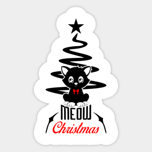 10 - MEOW CHRISTMAS Sticker